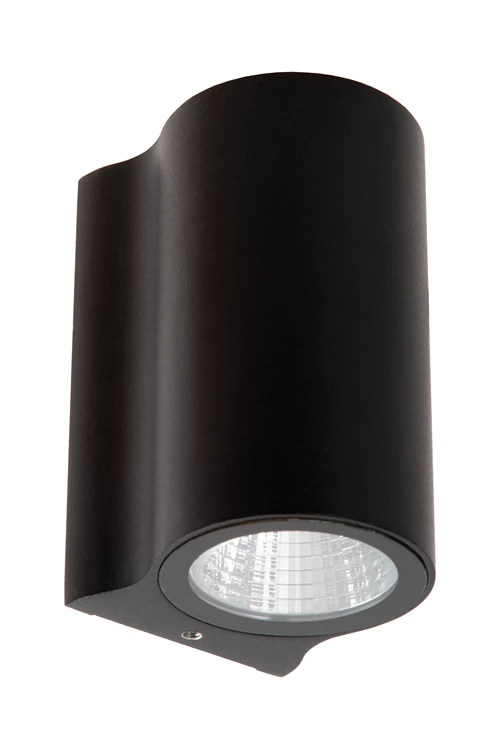 Lucide AKRA - Wall light Indoor/Outdoor - LED - 1x6W 2700K - IP54 - Black - turned off